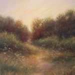 pastel landscape painting